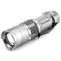 LINTERNA TACTICA LED ACERO